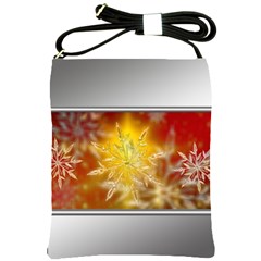 Christmas Candles Christmas Card Shoulder Sling Bags by Celenk