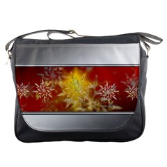 Christmas Candles Christmas Card Messenger Bags by Celenk