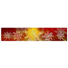 Christmas Candles Christmas Card Small Flano Scarf by Celenk