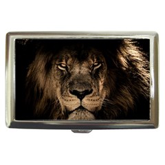 African Lion Mane Close Eyes Cigarette Money Cases by Celenk