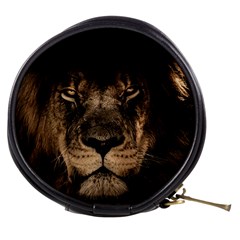 African Lion Mane Close Eyes Mini Makeup Bags by Celenk