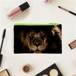 African Lion Mane Close Eyes Cosmetic Bag (XS) Back