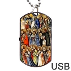 All Saints Christian Holy Faith Dog Tag Usb Flash (one Side) by Celenk