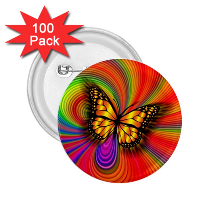 Arrangement Butterfly Aesthetics 2.25  Buttons (100 pack) 