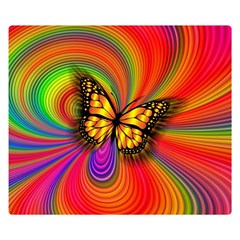 Arrangement Butterfly Aesthetics Double Sided Flano Blanket (small)  by Celenk