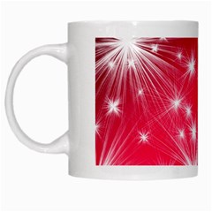 Christmas Star Advent Background White Mugs by Celenk