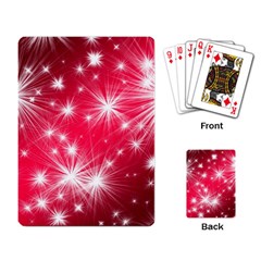 Christmas Star Advent Background Playing Card by Celenk