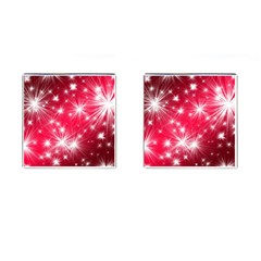 Christmas Star Advent Background Cufflinks (square) by Celenk