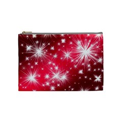 Christmas Star Advent Background Cosmetic Bag (medium)  by Celenk