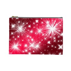 Christmas Star Advent Background Cosmetic Bag (large)  by Celenk