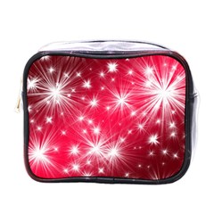 Christmas Star Advent Background Mini Toiletries Bags by Celenk