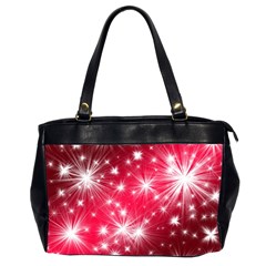 Christmas Star Advent Background Office Handbags (2 Sides)  by Celenk