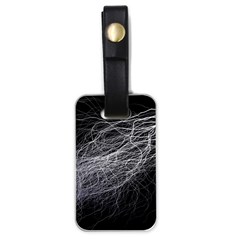 Flash Black Thunderstorm Luggage Tags (one Side)  by Celenk