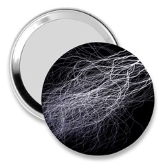 Flash Black Thunderstorm 3  Handbag Mirrors by Celenk