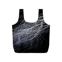 Flash Black Thunderstorm Full Print Recycle Bags (s)  by Celenk