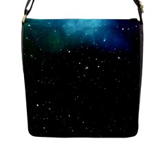 Galaxy Space Universe Astronautics Flap Messenger Bag (l) 