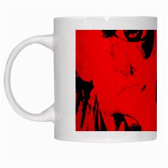 Halloween Face Horror Body Bone White Mugs by Celenk