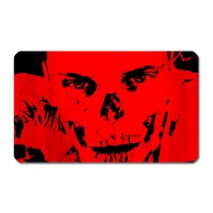 Halloween Face Horror Body Bone Magnet (rectangular) by Celenk