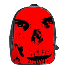 Halloween Face Horror Body Bone School Bag (large) by Celenk