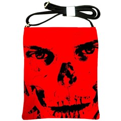 Halloween Face Horror Body Bone Shoulder Sling Bags by Celenk