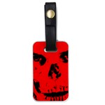 Halloween Face Horror Body Bone Luggage Tags (One Side)  Front