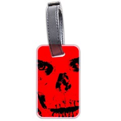 Halloween Face Horror Body Bone Luggage Tags (two Sides) by Celenk