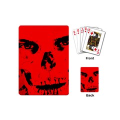 Halloween Face Horror Body Bone Playing Cards (mini)  by Celenk