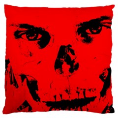 Halloween Face Horror Body Bone Large Cushion Case (one Side) by Celenk