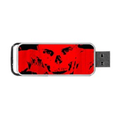 Halloween Face Horror Body Bone Portable Usb Flash (one Side) by Celenk