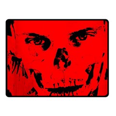 Halloween Face Horror Body Bone Double Sided Fleece Blanket (small)  by Celenk