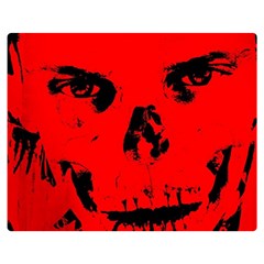 Halloween Face Horror Body Bone Double Sided Flano Blanket (medium)  by Celenk