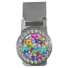 Flowers Ornament Decoration Money Clips (cz)  by Celenk