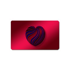 Heart Love Luck Abstract Magnet (name Card) by Celenk