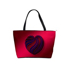 Heart Love Luck Abstract Shoulder Handbags by Celenk