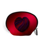 Heart Love Luck Abstract Accessory Pouches (Small)  Front