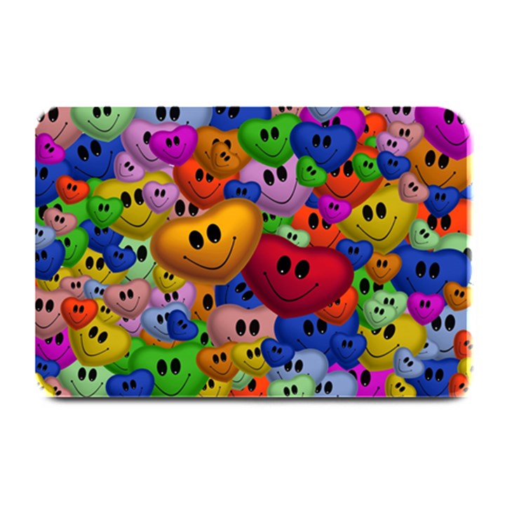 Heart Love Smile Smilie Plate Mats