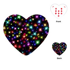 Fireworks Rocket New Year S Day Playing Cards (heart) 