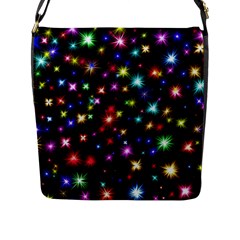 Fireworks Rocket New Year S Day Flap Messenger Bag (l)  by Celenk