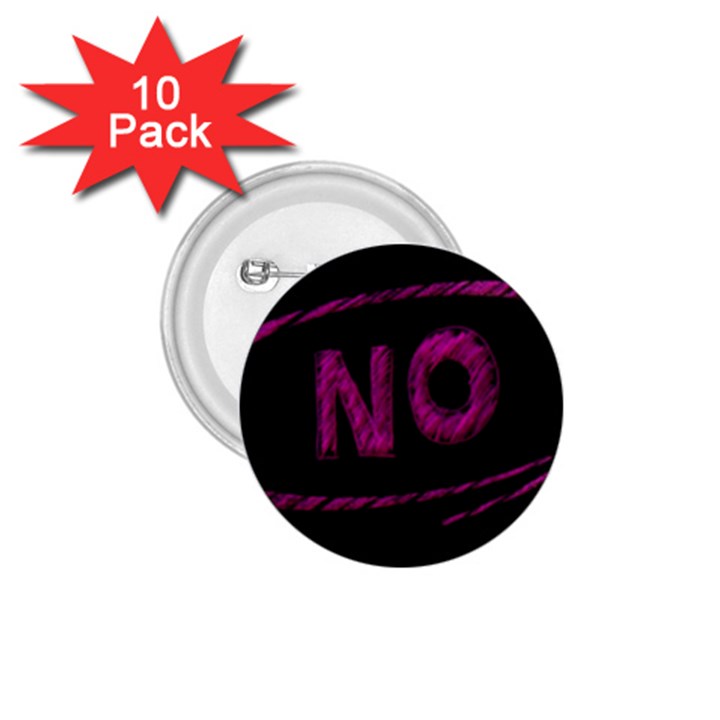 No Cancellation Rejection 1.75  Buttons (10 pack)