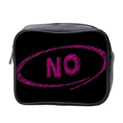 No Cancellation Rejection Mini Toiletries Bag 2-side by Celenk