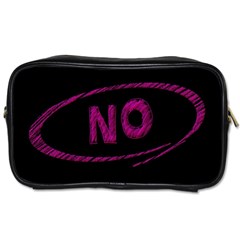 No Cancellation Rejection Toiletries Bags 2-side by Celenk