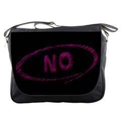 No Cancellation Rejection Messenger Bags by Celenk