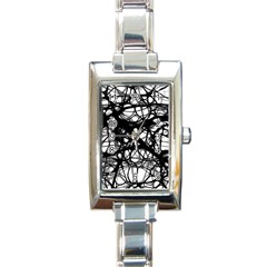 Neurons Brain Cells Brain Structure Rectangle Italian Charm Watch by Celenk