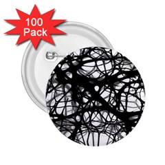 Neurons Brain Cells Brain Structure 2 25  Buttons (100 Pack)  by Celenk