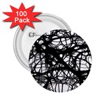 Neurons Brain Cells Brain Structure 2.25  Buttons (100 pack)  Front