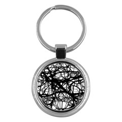 Neurons Brain Cells Brain Structure Key Chains (round)  by Celenk