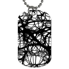 Neurons Brain Cells Brain Structure Dog Tag (one Side) by Celenk