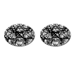 Neurons Brain Cells Brain Structure Cufflinks (oval) by Celenk