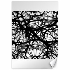 Neurons Brain Cells Brain Structure Canvas 12  X 18   by Celenk