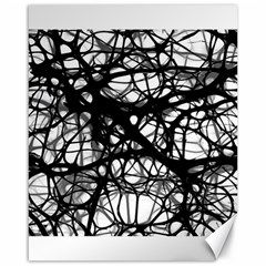 Neurons Brain Cells Brain Structure Canvas 16  X 20   by Celenk